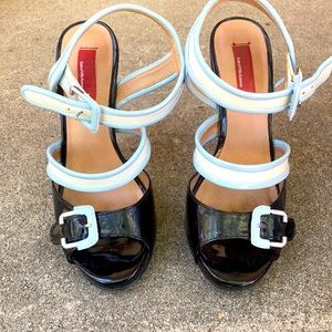 Saks Fifth Avenue Designer Heels red label